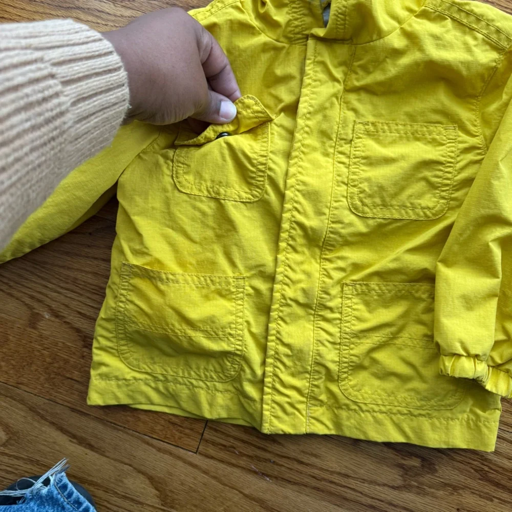 Old Navy Jacket Toddler Zip Front Lined Attached Hood